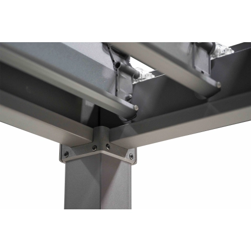 Pergola ogrodowa MIRADOR 80 Solid 3 x 2,4m Antracyt
